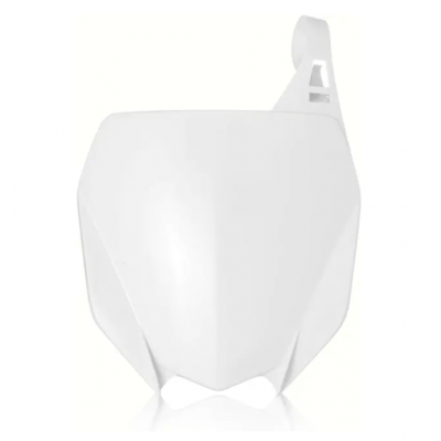 Number Plate μάσκα εμπρός ACERBIS Yamaha YZ250F 19-24, YZ450F 18-22 White